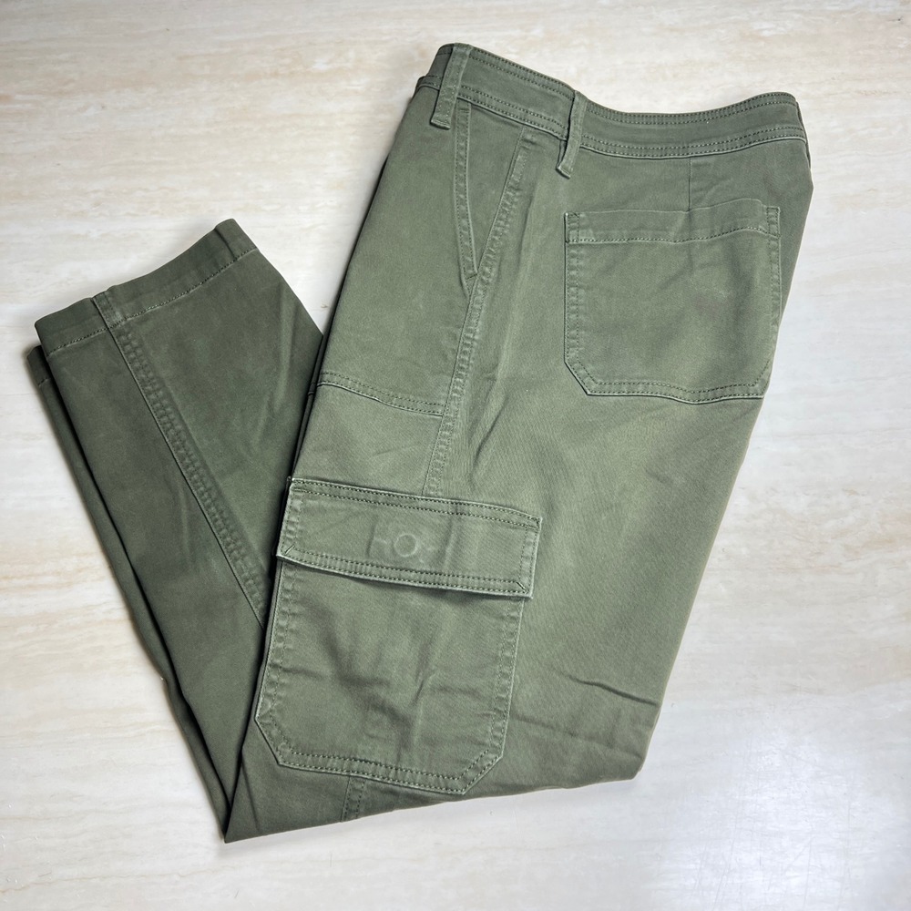 J.Crew Womens Olive Green Stretch Cotton Cargo Utility Pants Size 6 - Picture 3 of 13